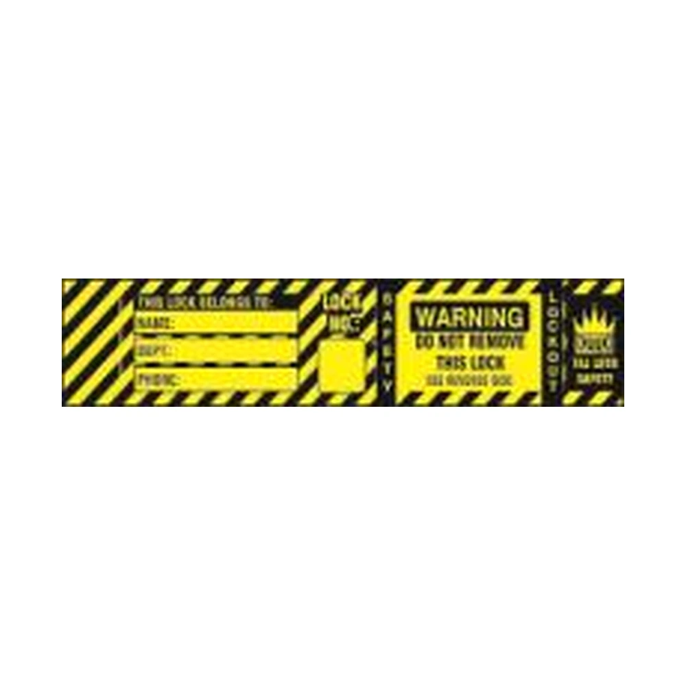 Jacket Padlock Label - A Type (10 Labels in 1 set)