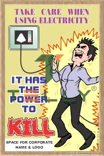 SCI-P-389 — TAKE CARE WHEN USING ELECTRICITY