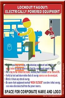 SCI-P-1210 — LOCKOUT TAGOUT ELECTRICALLY POWERED EQUIPMENT