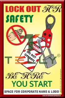 SCI-P-697 — LOCK OUT FOR SAFETY