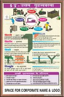 SCI-P-004 — 5 S POSTER HINDI