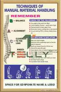 SCI-P-009 — MATERIAL HANDLING POSTER ENG