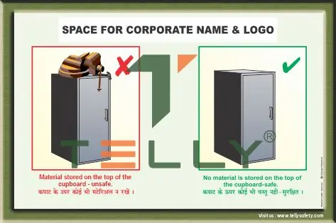 SCI-P-216 — NO MATERIAL STORED ON CUPBOARD