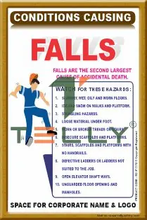 SLIP TRIP FALL POSTERS
