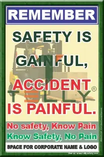 SCI-P-1390 — REMEMBER SAFETY IS GAINFUL