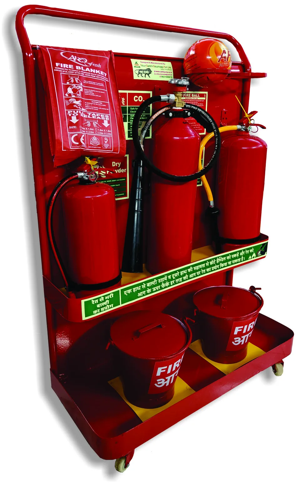 FIRE EXTINGUISHER TROLLEY